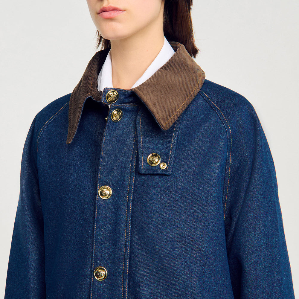 Sandro Women Denim workwear jacket