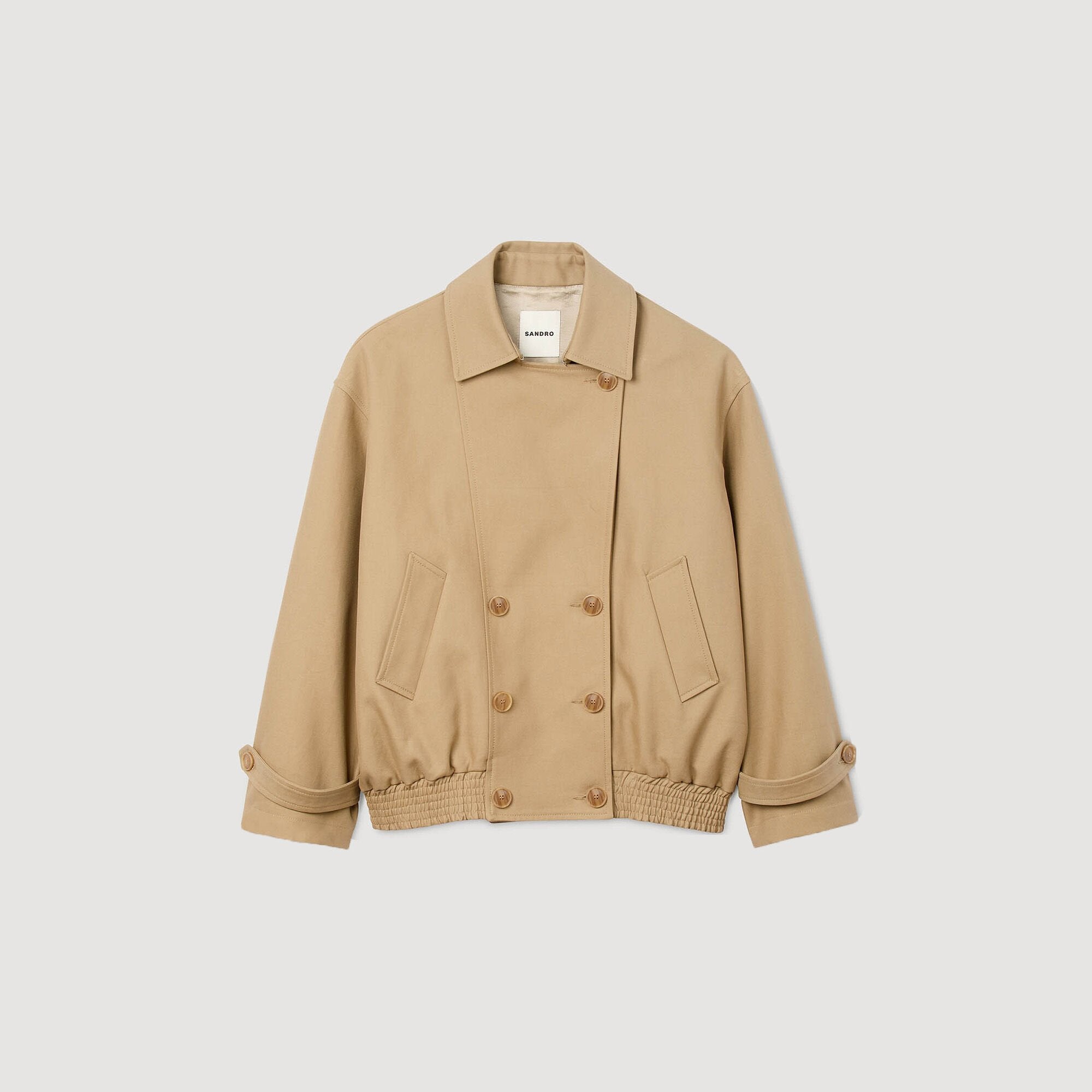 Sandro Women Short oversized trench coat