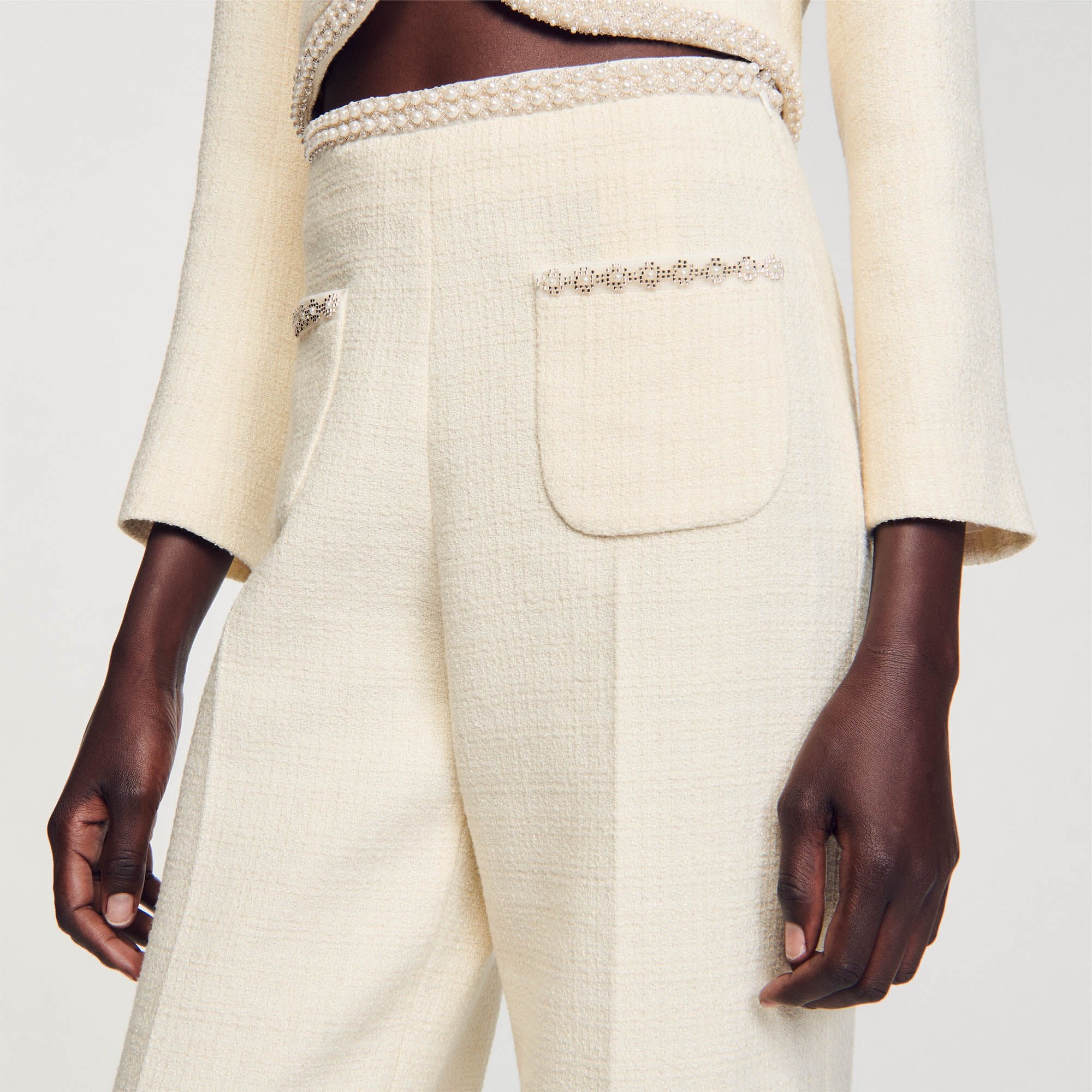 Sandro Women Tweed trousers