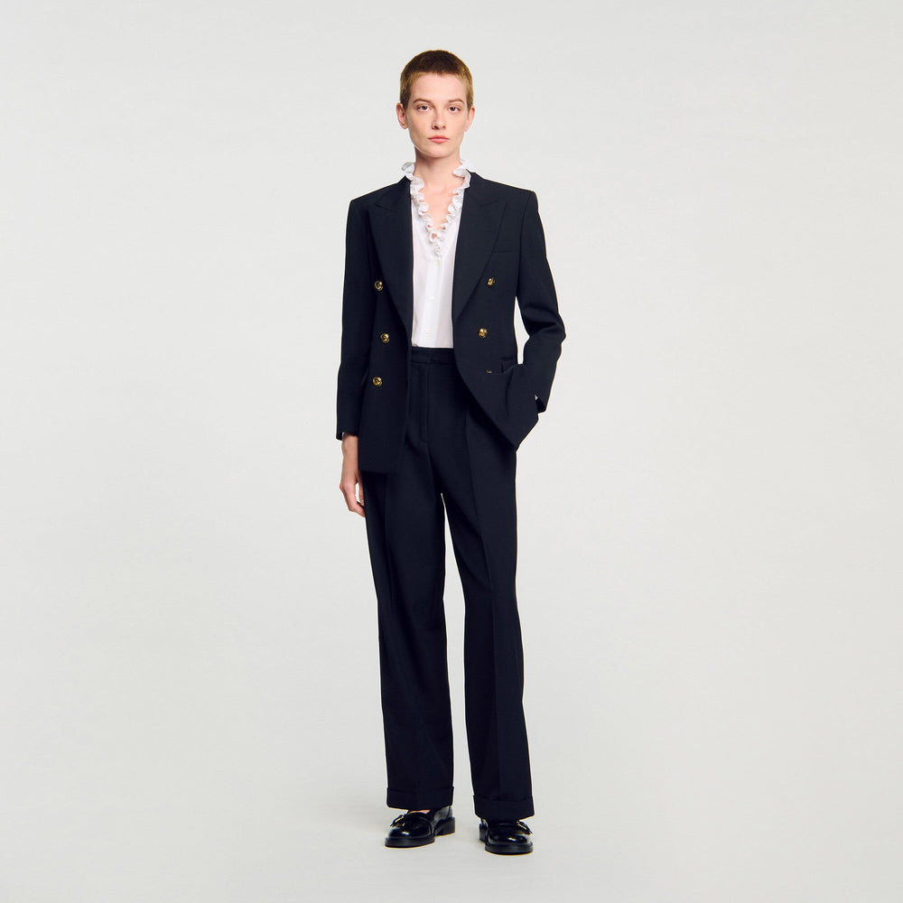 Sandro Women Straight-leg trousers