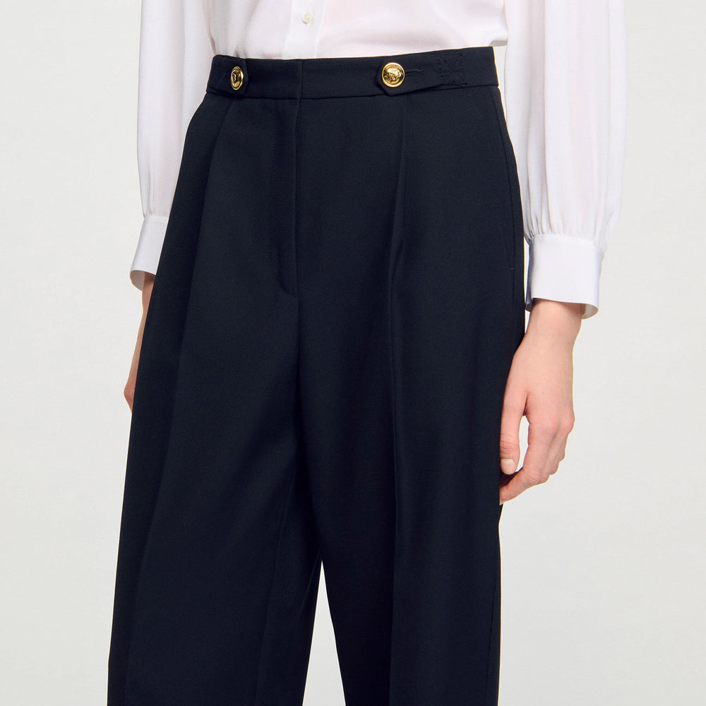 Sandro Women Straight-leg trousers