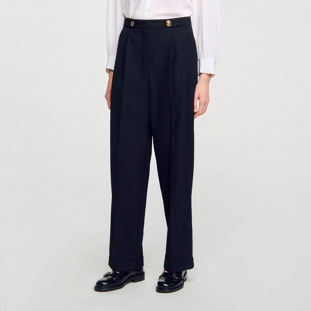 Sandro Women Straight-leg trousers