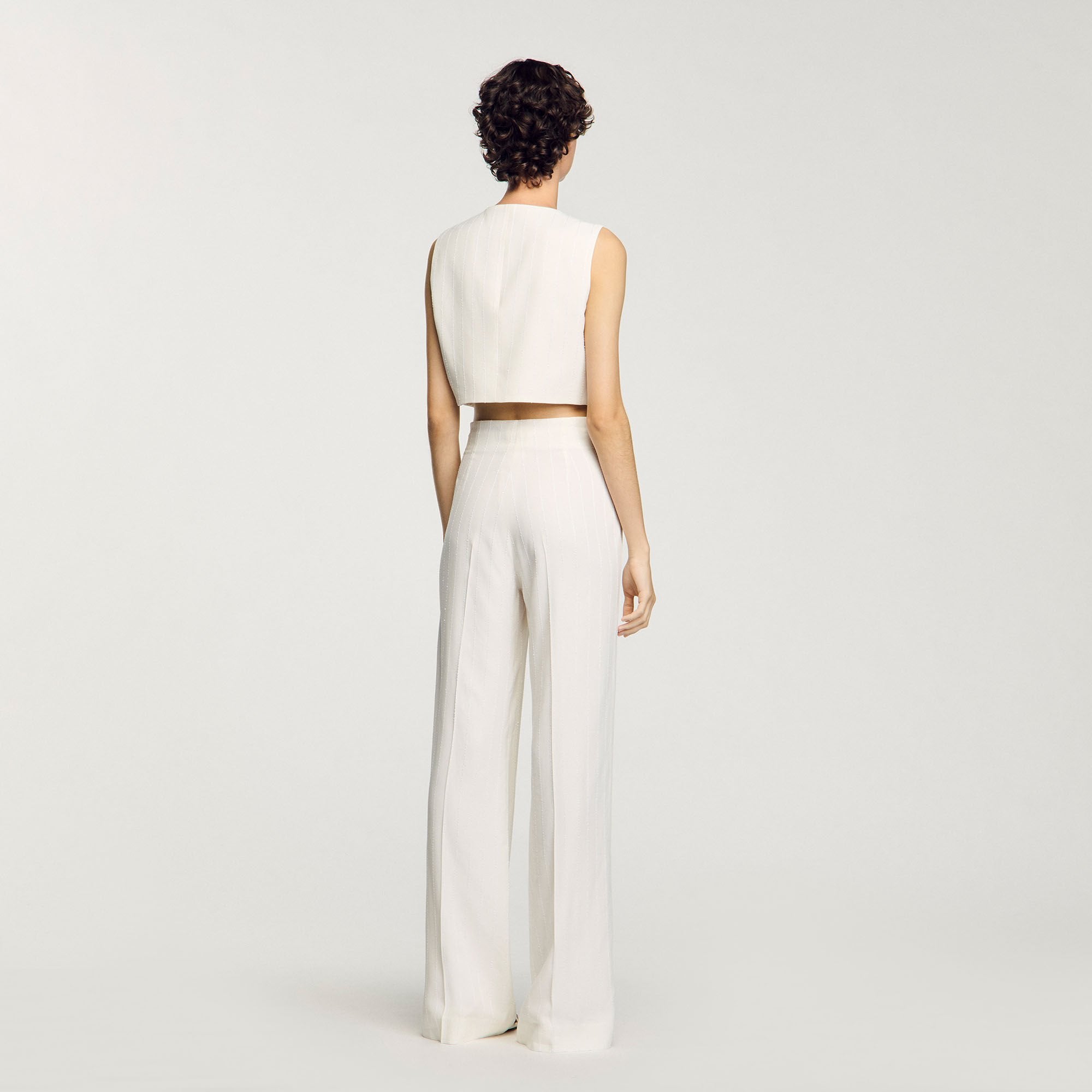 Sandro Women Sequin suit trousers