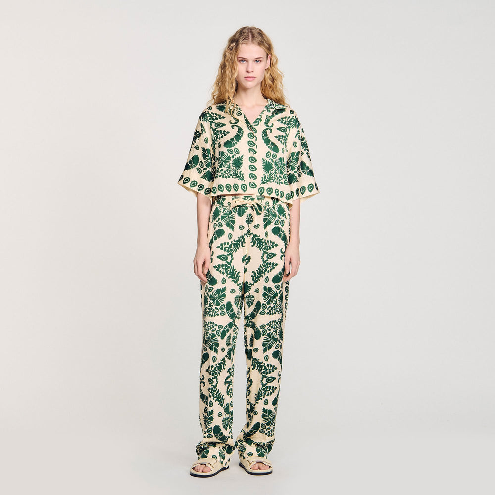 Sandro Women Floral pants