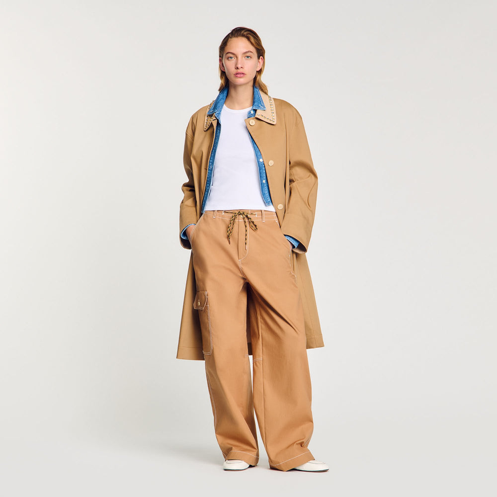 Sandro Women Cargo trousers