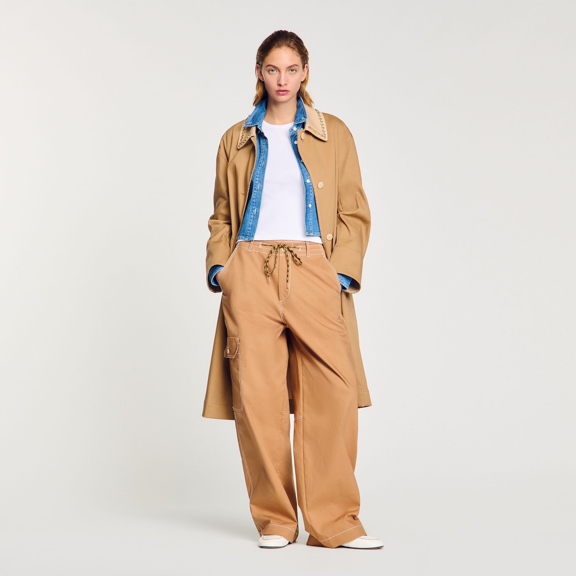 Sandro Women Cargo trousers