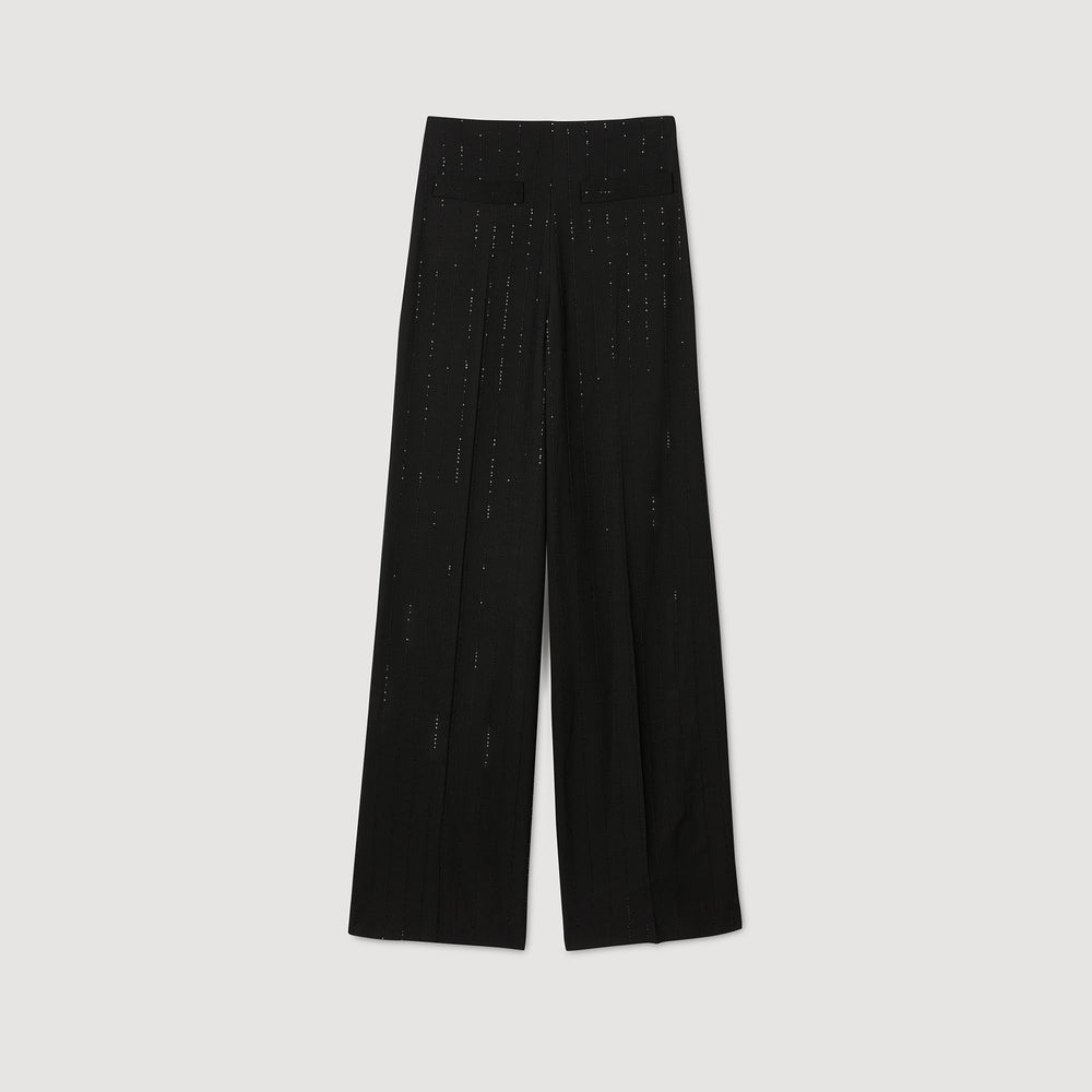 Sandro Women Sequinned suit trousers