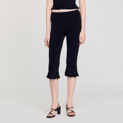 Sandro Women Ruffled capri pants