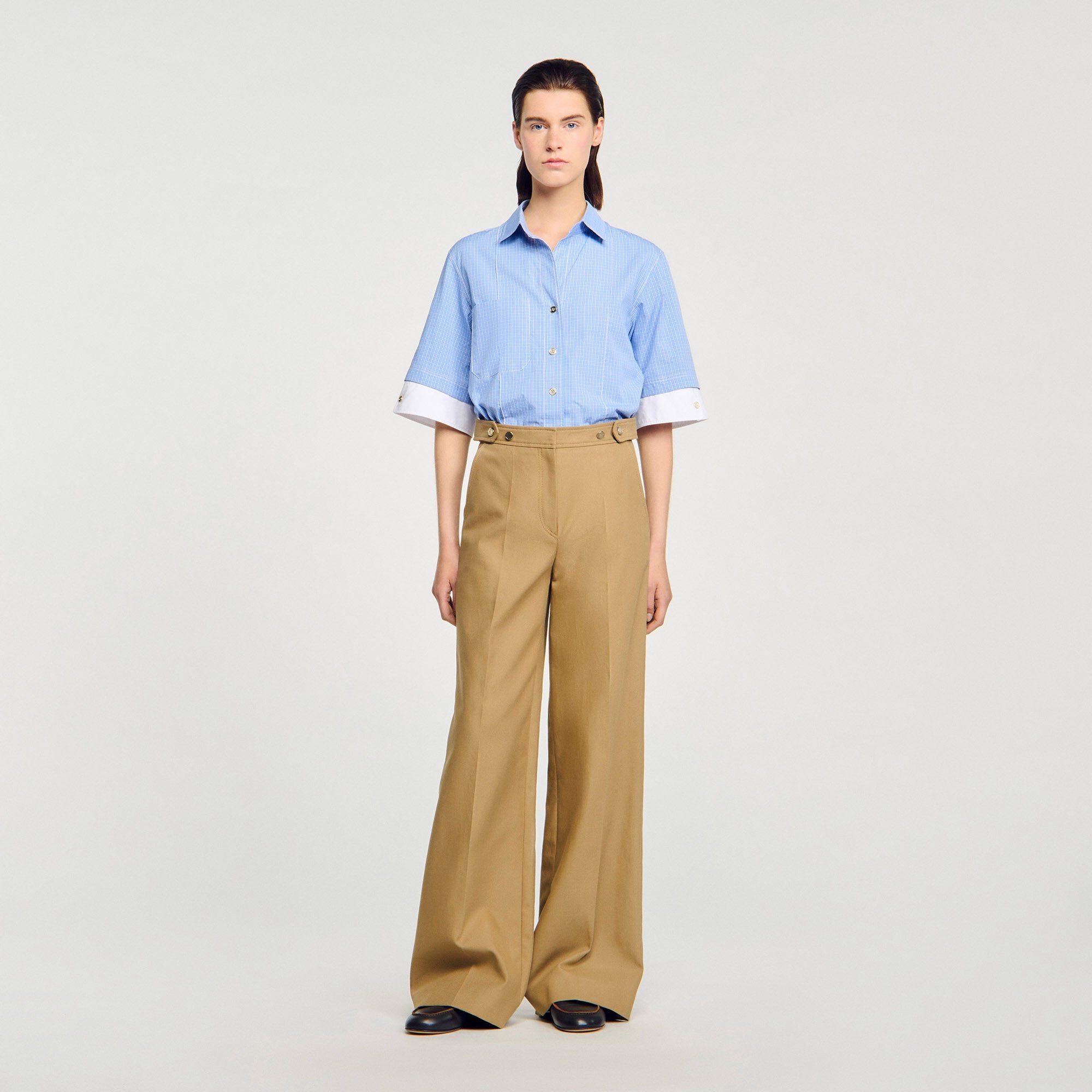 Sandro Women Cotton suit trousers