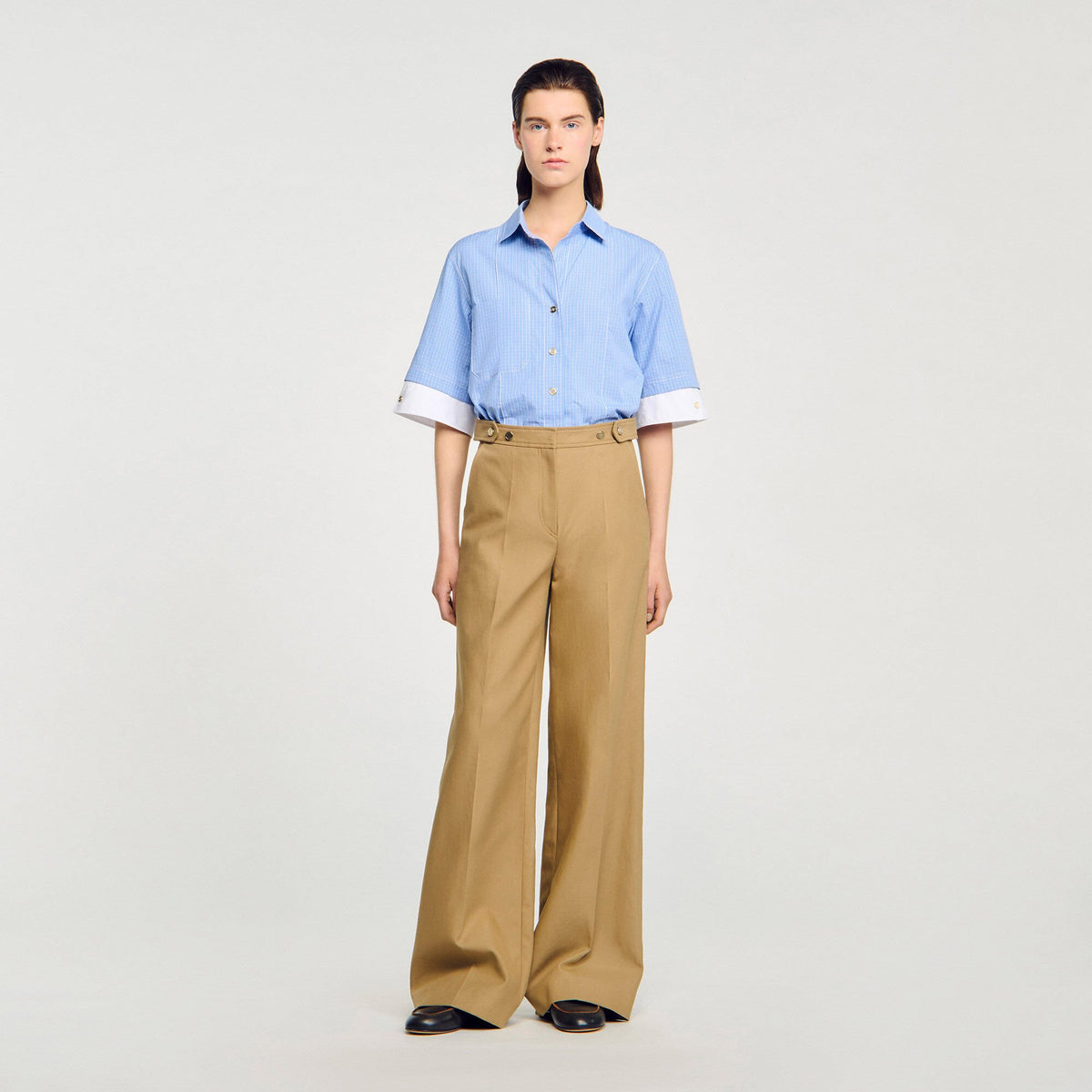 Sandro Women Cotton suit trousers