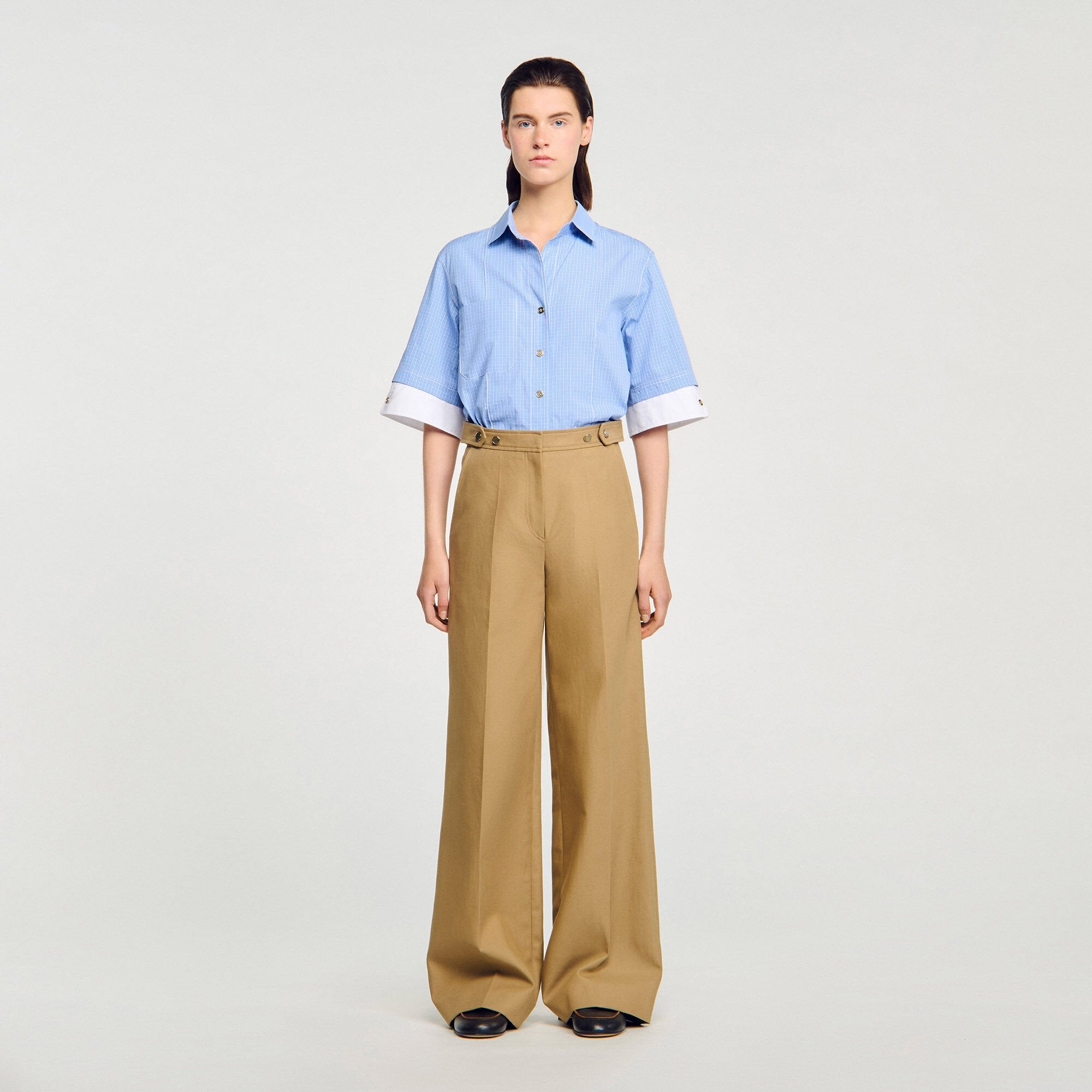 Sandro Women Cotton suit trousers
