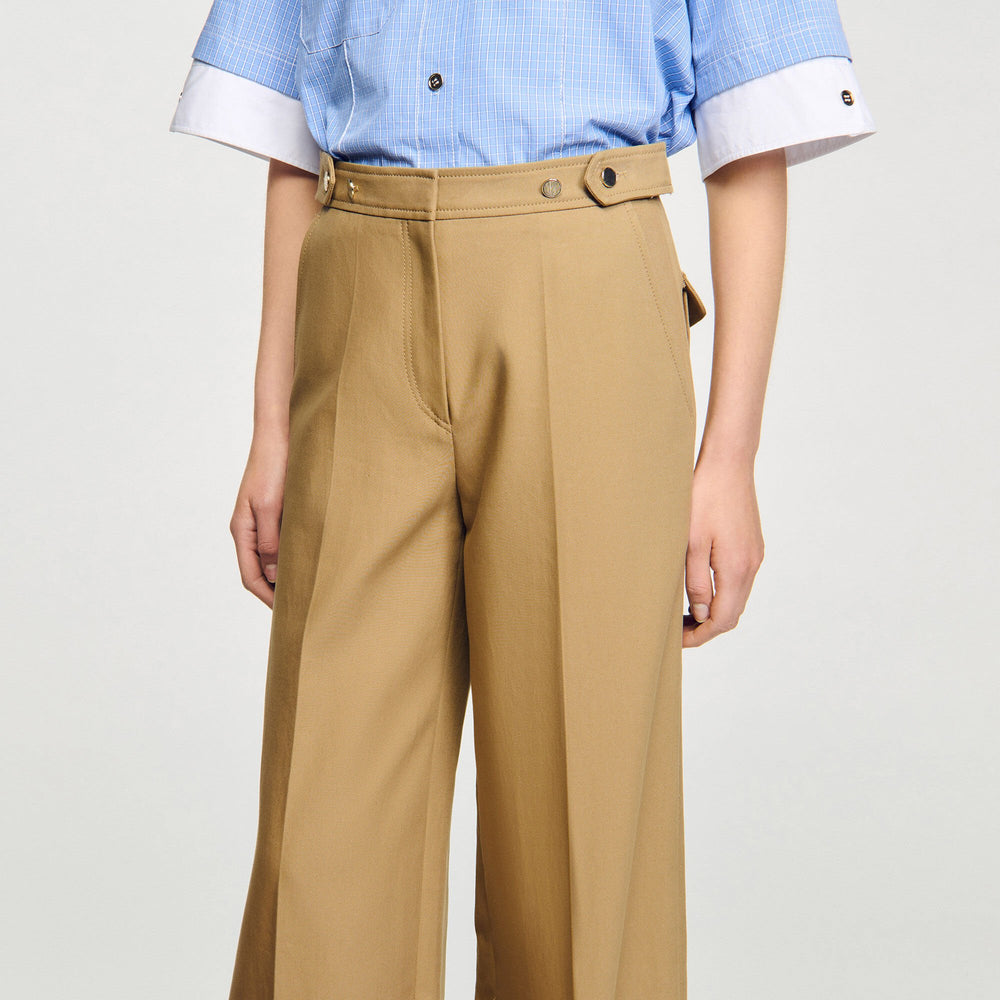 Sandro Women Cotton suit trousers