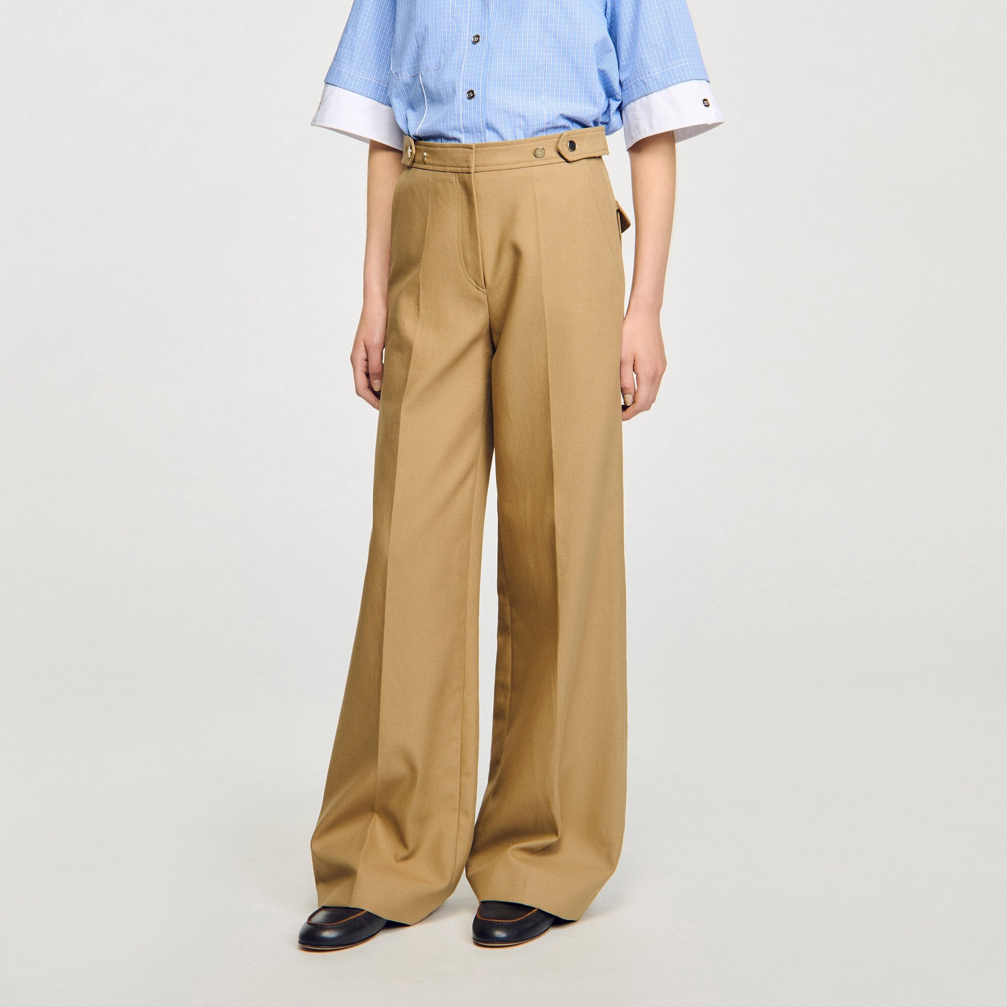 Sandro Women Cotton suit trousers