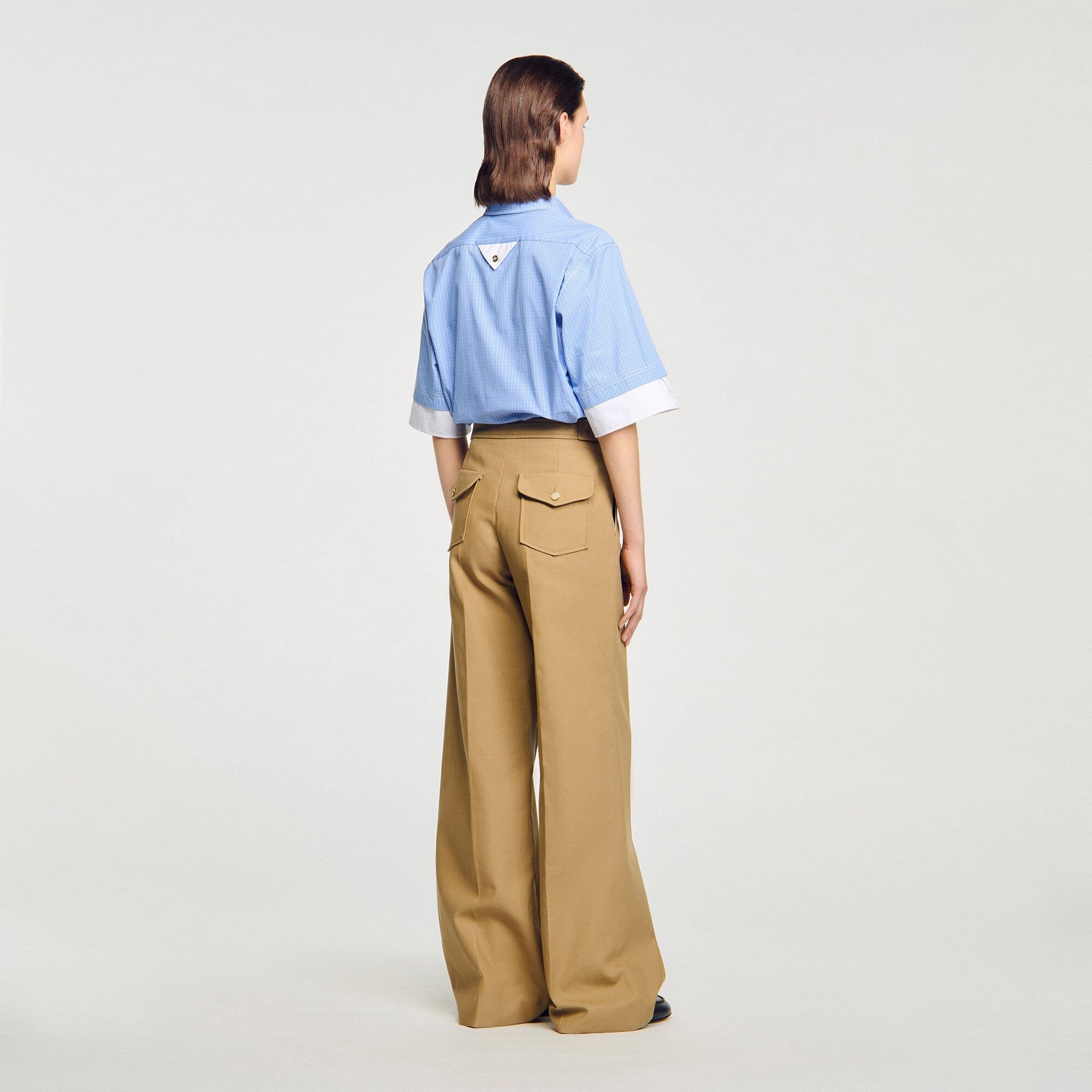 Sandro Women Cotton suit trousers
