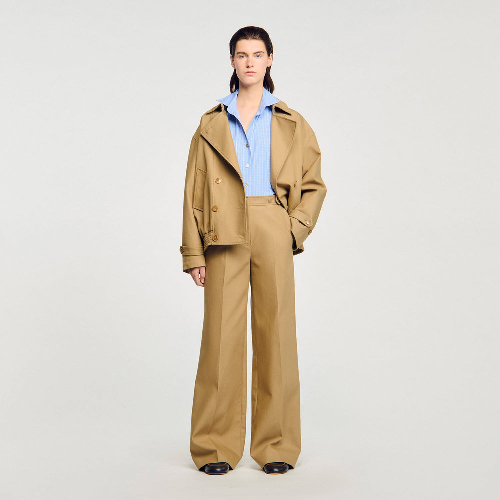 Sandro Women Cotton suit trousers