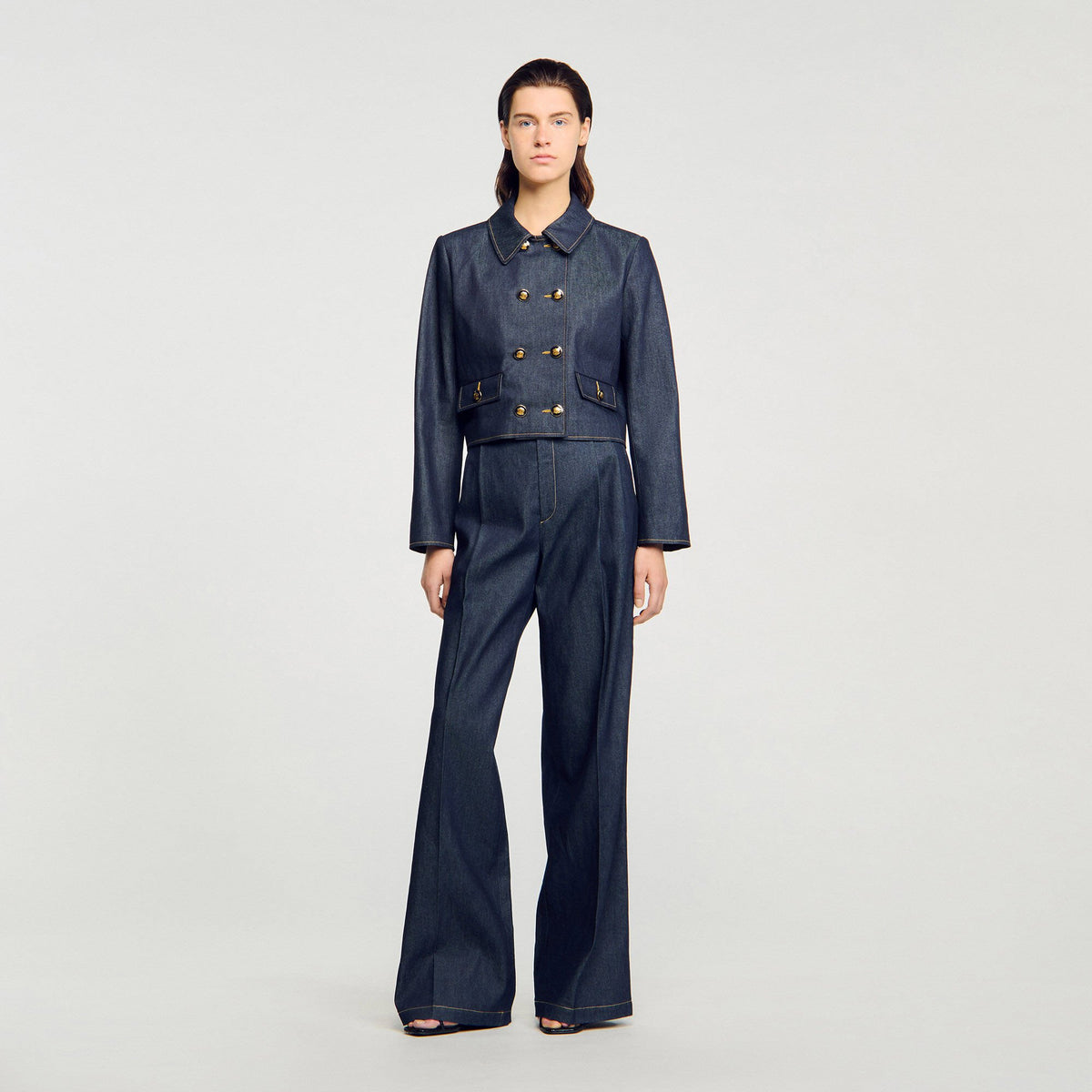 Sandro Women Denim suit trousers