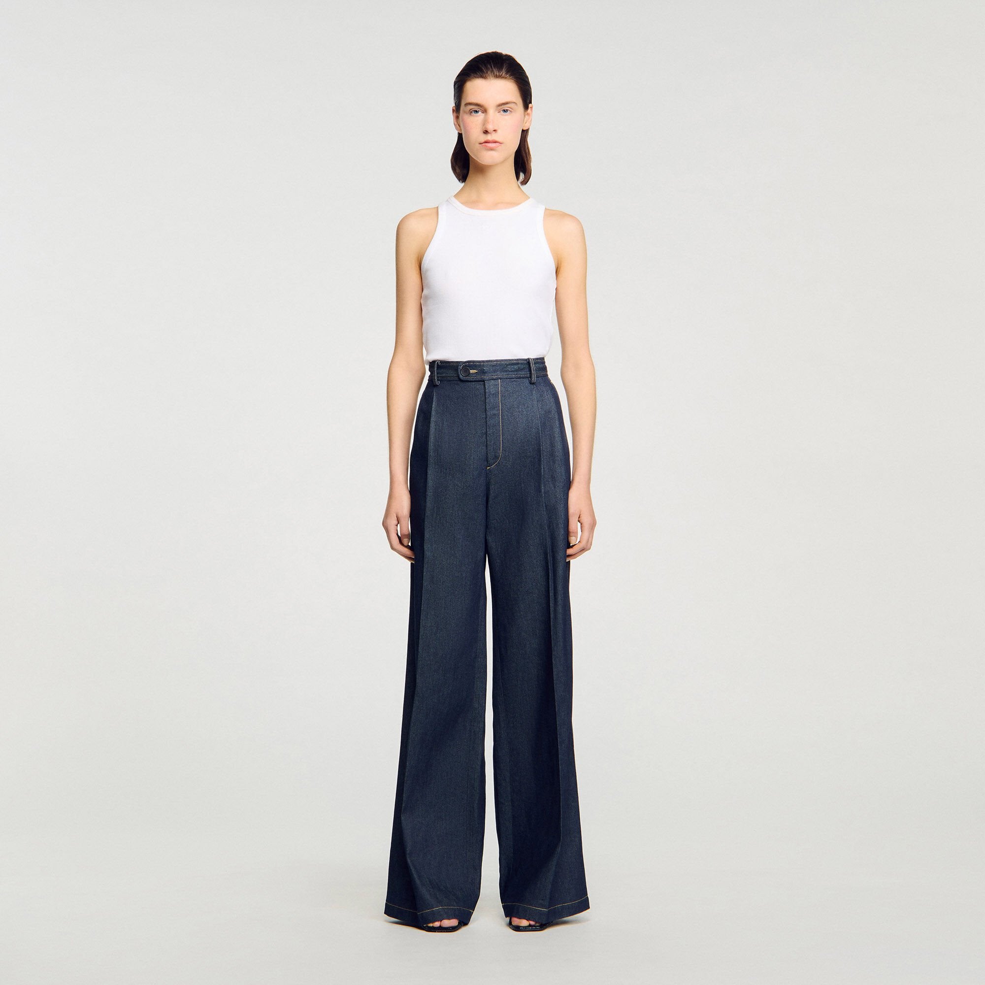 Sandro Women Denim suit trousers