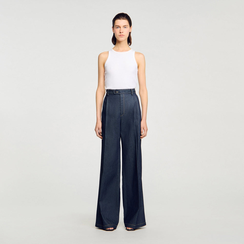 Sandro Women Denim suit trousers