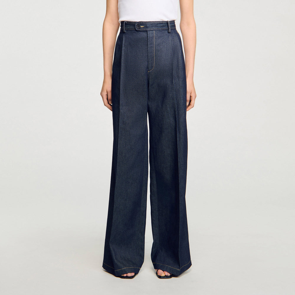 Sandro Women Denim suit trousers