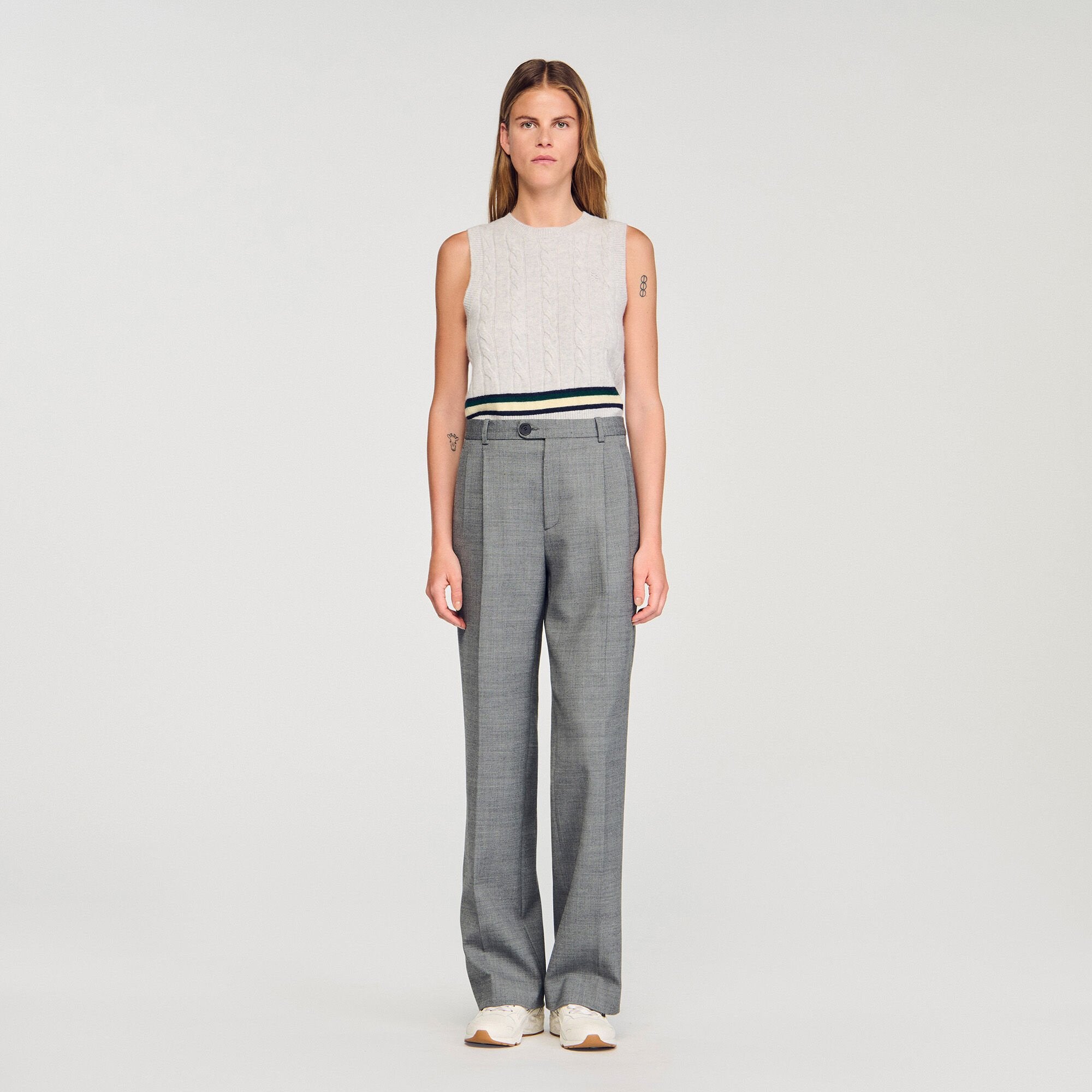 Sandro Women Straight-leg trousers
