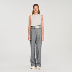 Sandro Women Straight-leg trousers