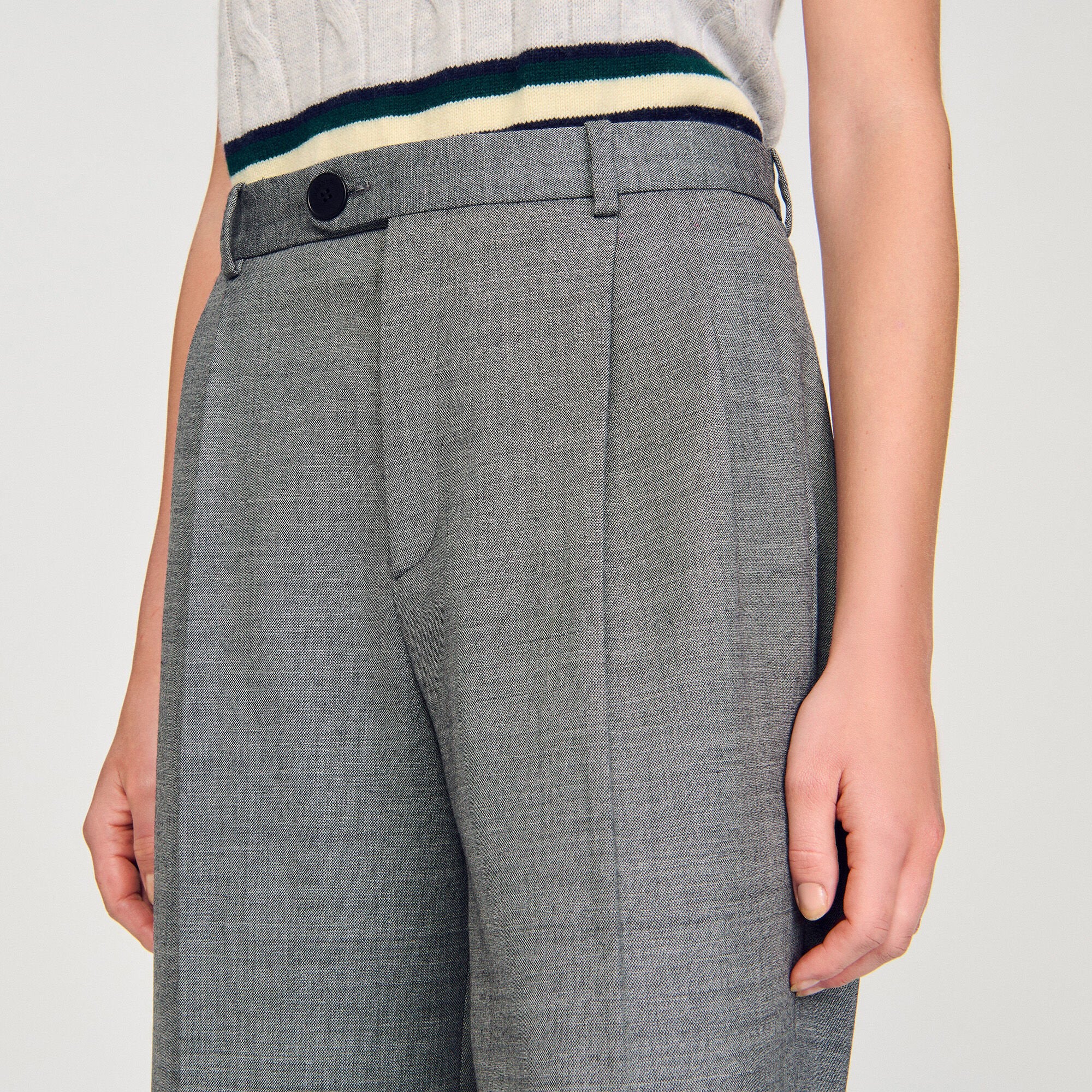Sandro Women Straight-leg trousers