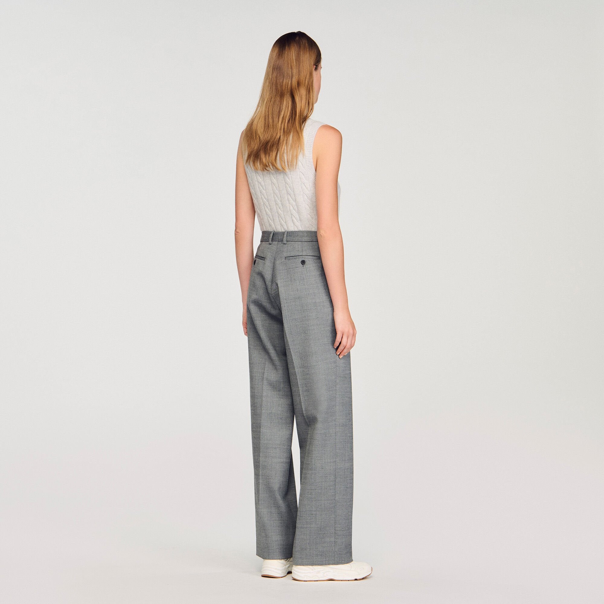 Sandro Women Straight-leg trousers