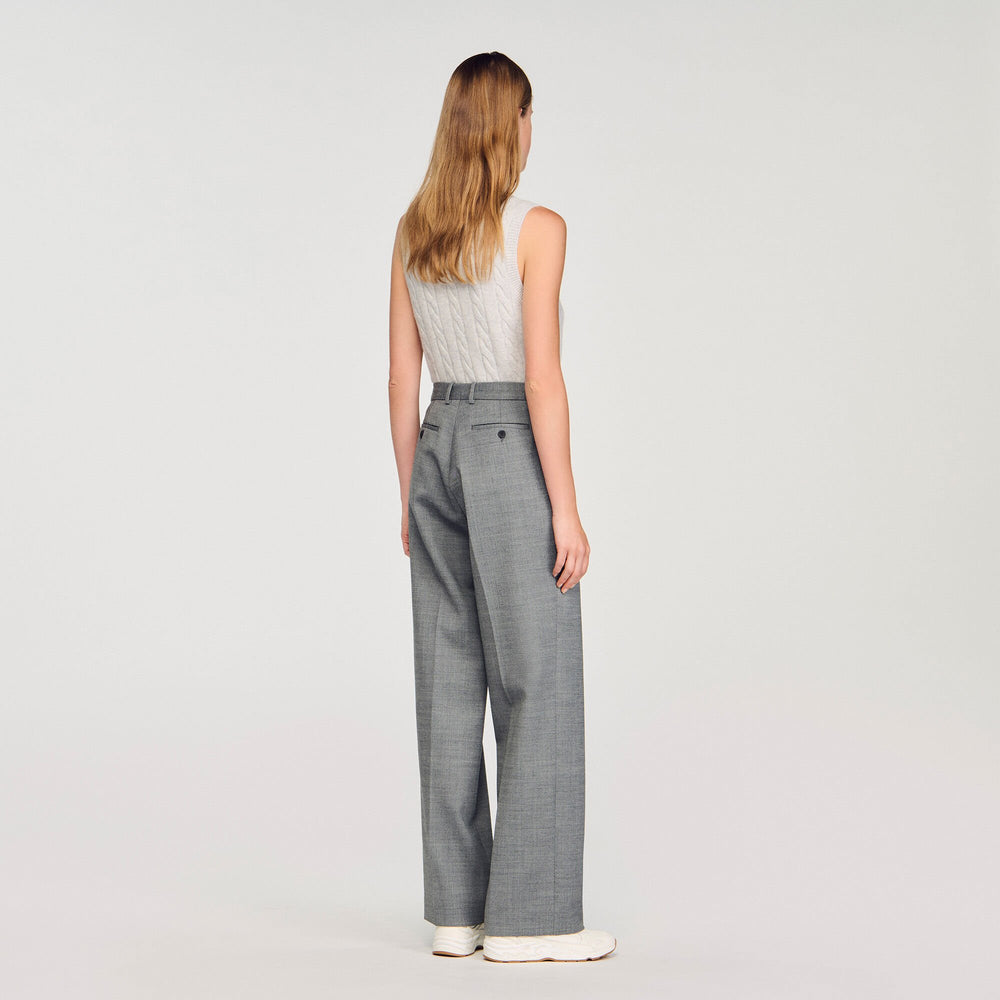 Sandro Women Straight-leg trousers