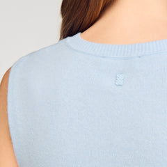 Sandro Women Ruffled cropped sweater