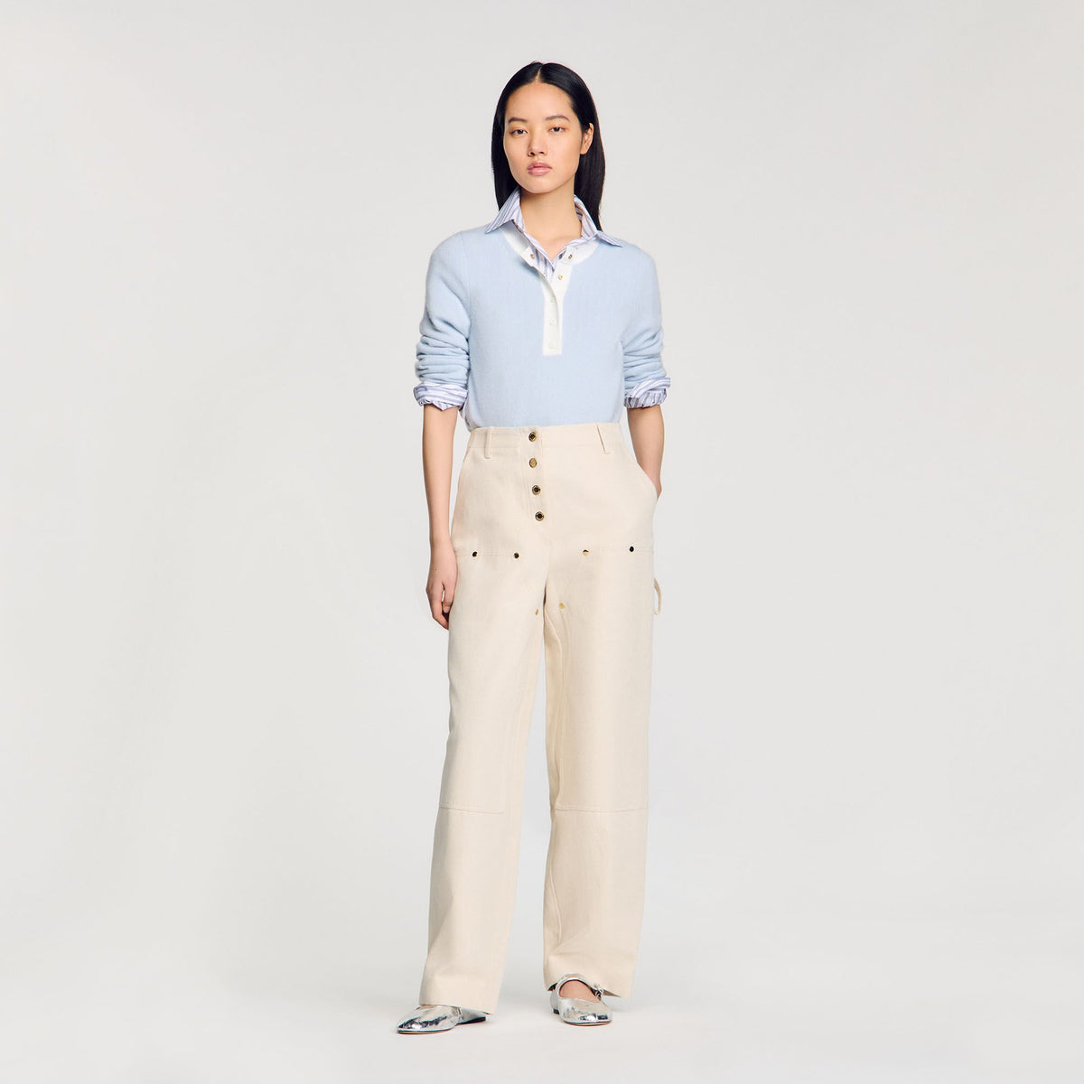 Sandro Women Wool and cashmere sweater