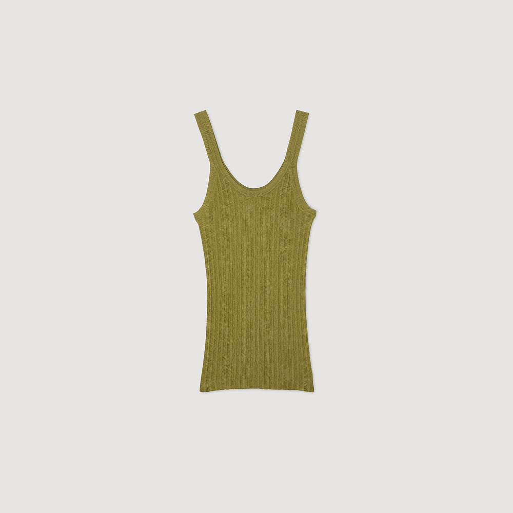 Sandro Women Ribbed vest top