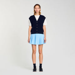 Sandro Women Two-tone wool and cashmere sweater