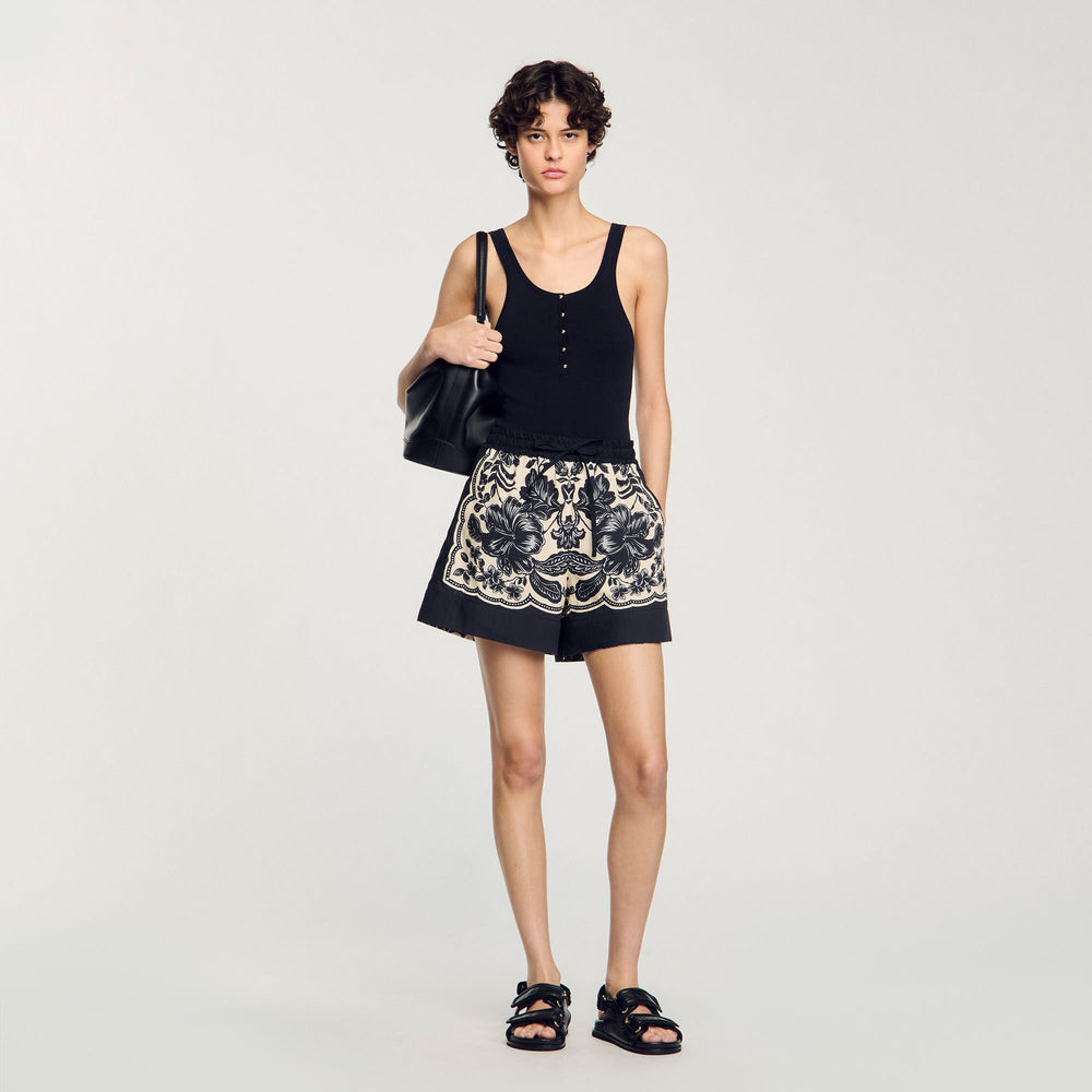 Sandro Women Rib knit vest top