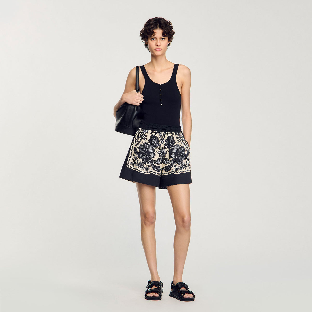 Sandro Women Rib knit vest top
