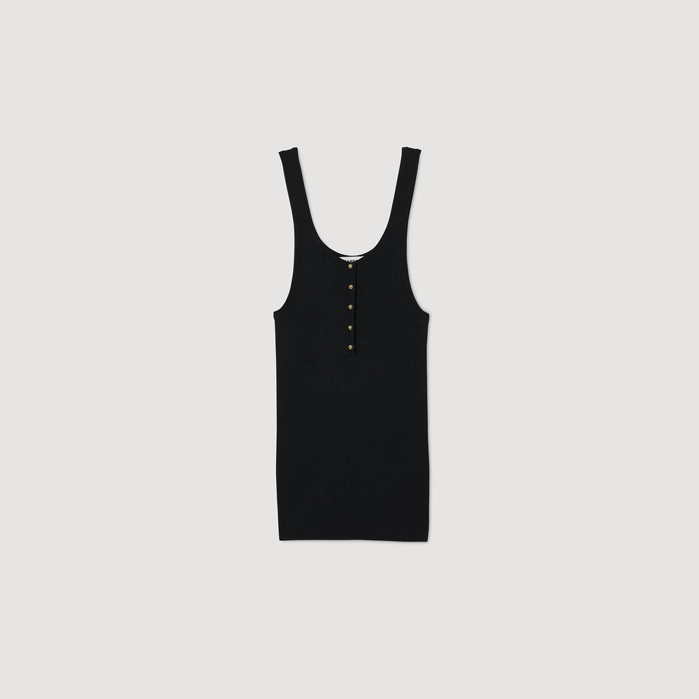 Sandro Women Rib knit vest top