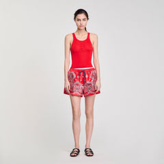 Sandro Women Rib knit vest top