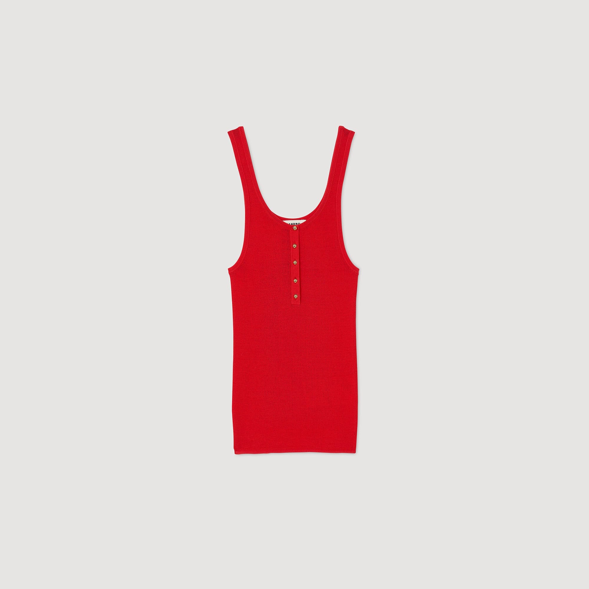 Sandro Women Rib knit vest top