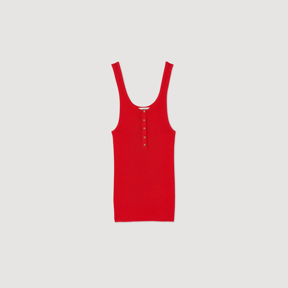 Sandro Women Rib knit vest top