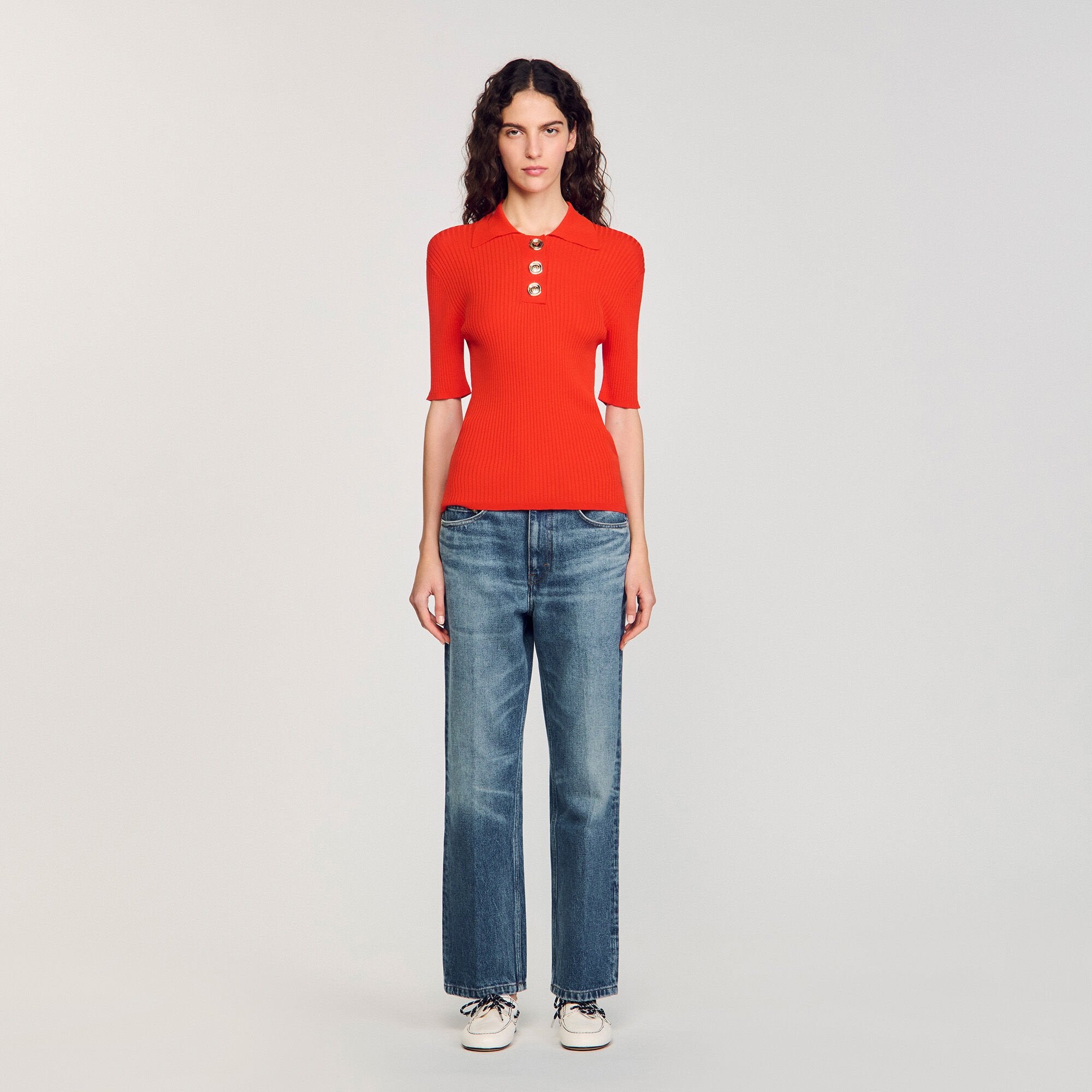 Sandro Women Polo-neck sweater