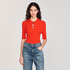 Sandro Women Polo-neck sweater