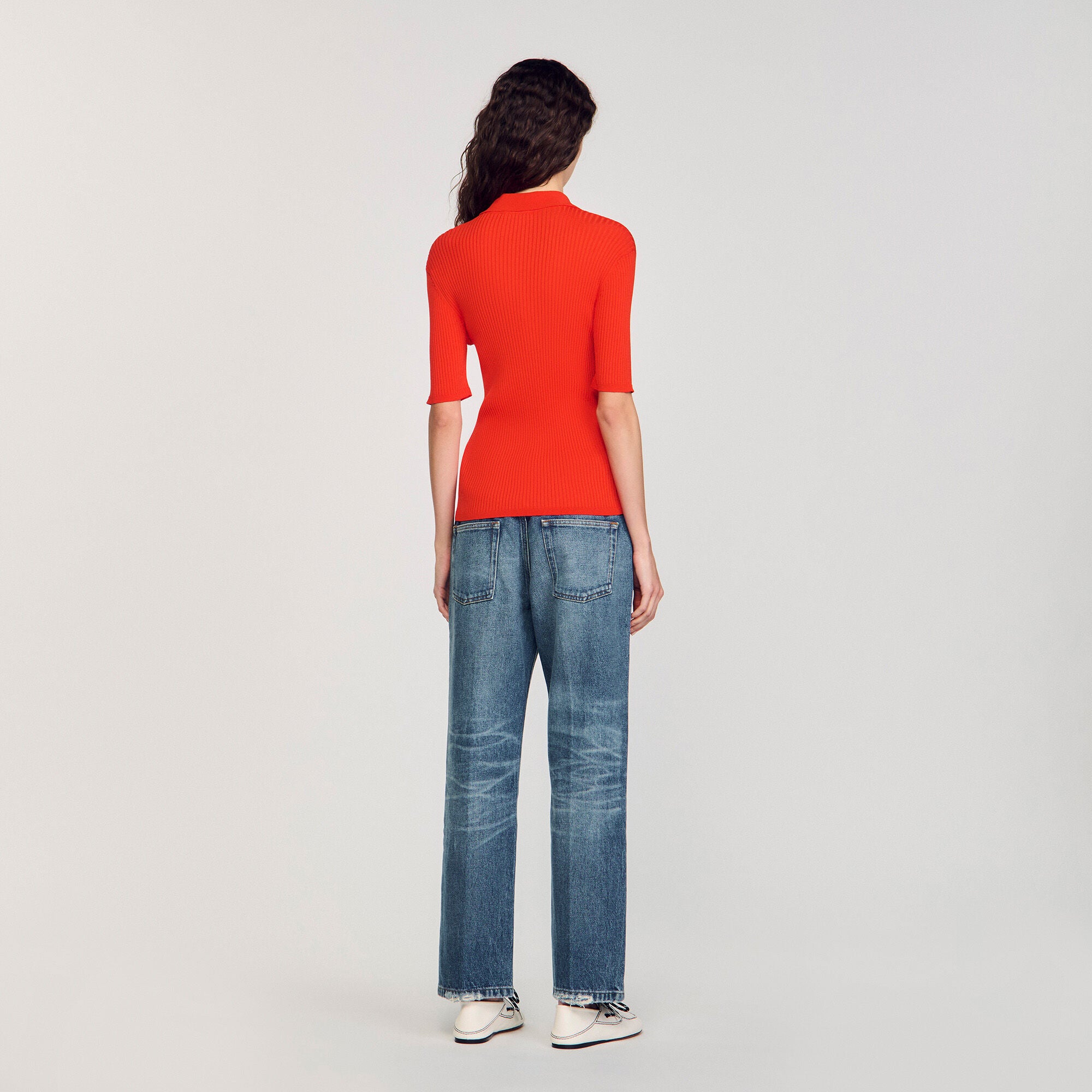 Sandro Women Polo-neck sweater