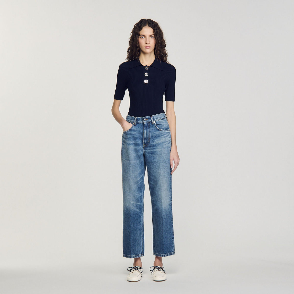 Sandro Women Polo-neck sweater