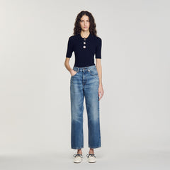 Sandro Women Polo-neck sweater