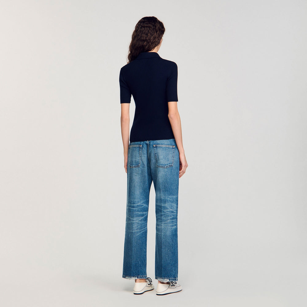 Sandro Women Polo-neck sweater