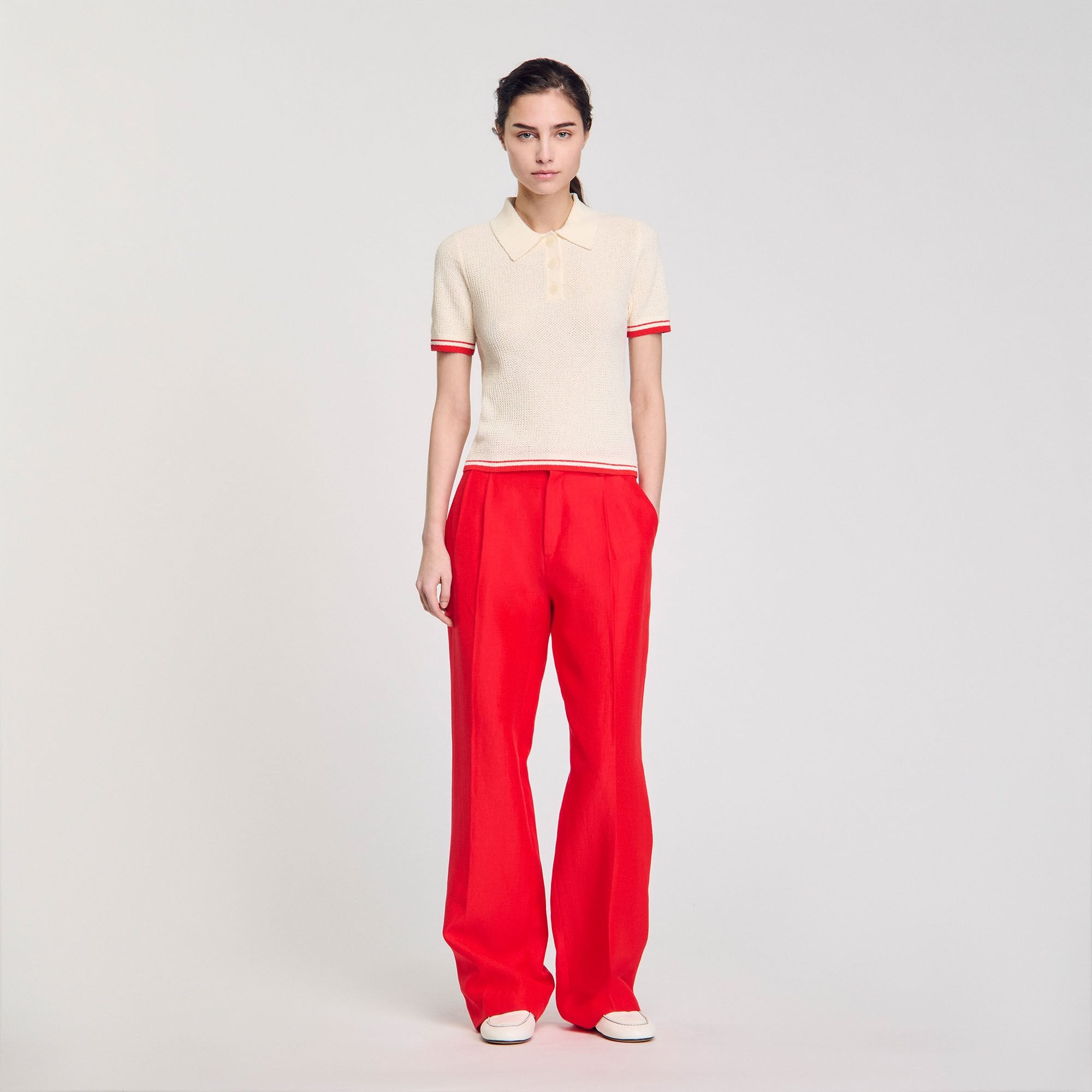 Sandro Women Polo-neck sweater