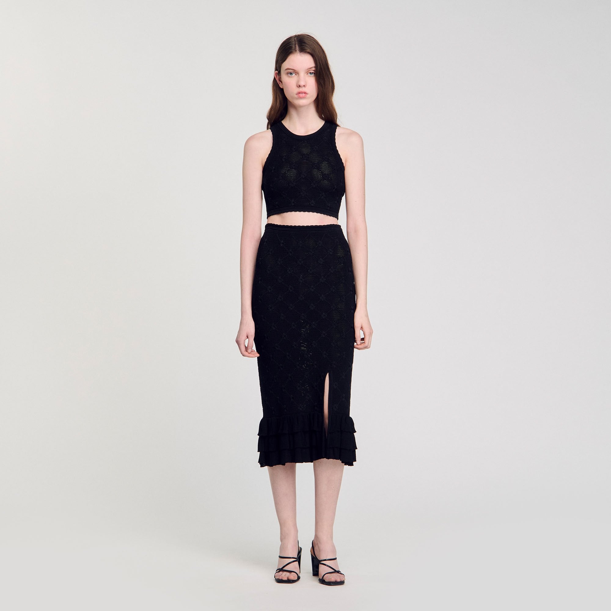Sandro Women Decorative knit top