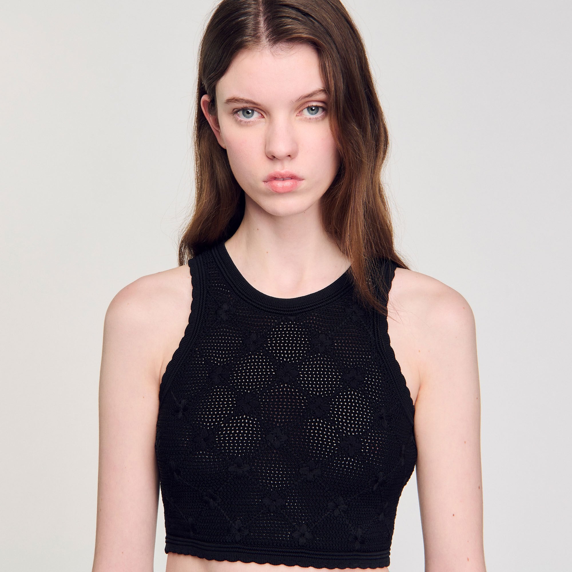 Sandro Women Decorative knit top