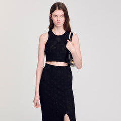 Sandro Women Decorative knit top