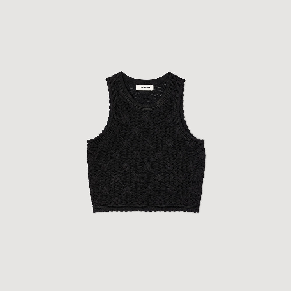 Sandro Women Decorative knit top