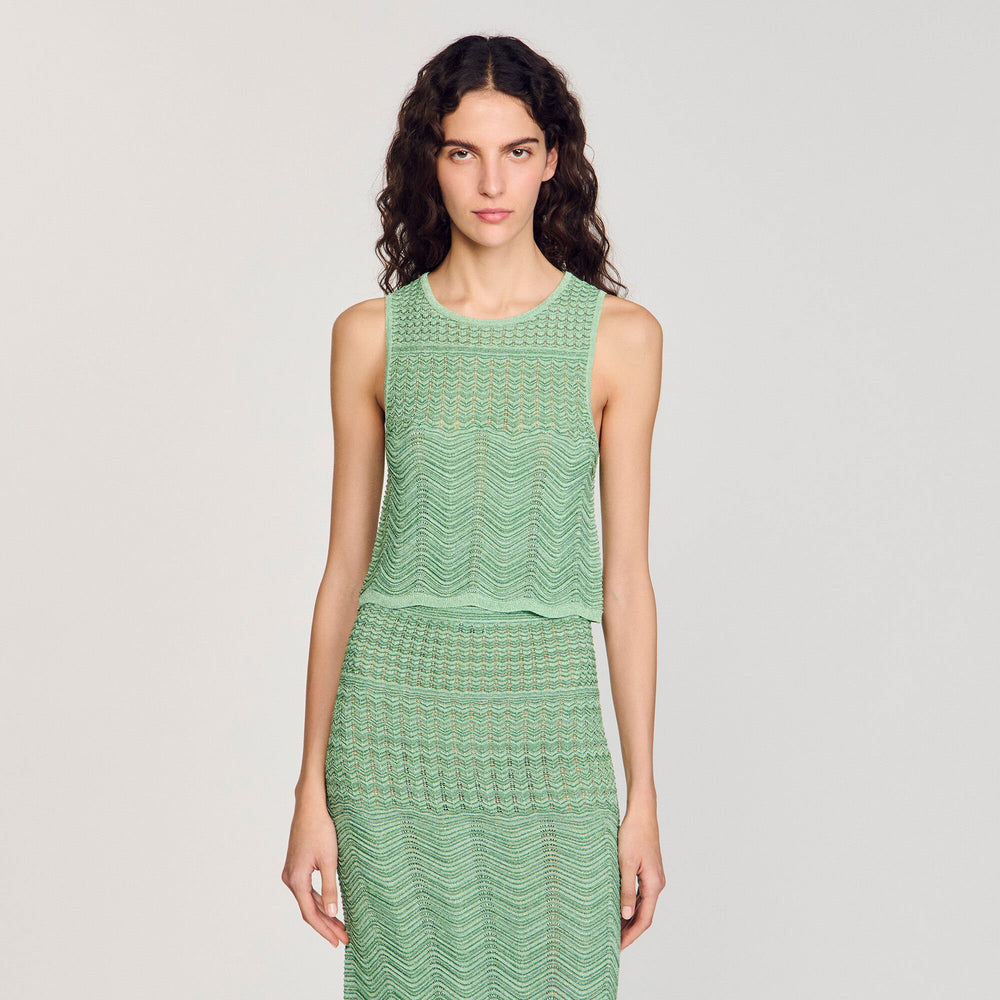 Sandro Women Decorative knit top